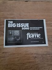 TNEWM66 ADVERT 5X8 THE BIG ISSUE SONG: FROM A SHELTERED FLAME picture