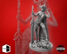 Half Daemon Cap Miniature Female Warrior Sexy High Fantasy Figure Nsfw Sfw picture