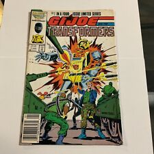 G.I. Joe and the Transformers #1 Newsstand VG-F Marvel 1987 1st Crossover picture