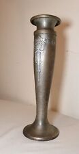 quality antique Art Deco sterling silver Silver Crest bronze ornate tall vase picture
