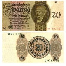 -r Reproduction - Germany 20 Reichsmark mark 1924 Pick #176 0274R picture