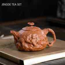 Chinese Zisha Teapot Yixing Hand-carved Filter Beauty Kettle Raw Ore Purple Clay picture
