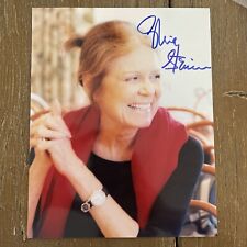 Gloria Steinem Signed 8x10 Photo Vintage Autographed Signature Activist picture