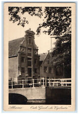 1917 Old Facade The Vigilance Alkmaar Netherlands Posted Antique Postcard picture