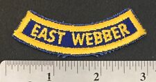 EAST WEBBER Grand Canyon Council Boy Scout Segment PATCHES Trail Camp Geronimo picture