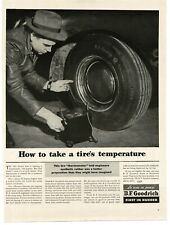 1944 B.F. Goodrich Tire Thermometer Vintage Print Ad picture