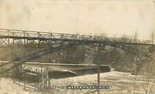 Postcard RPPC New York Waterport Dam Bridge Chorley 23-7769 picture