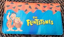 Vintage The Flintstones Leather Checkbook Cover picture