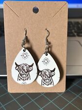 Highland Cow/Cactus Lightweight Earrings picture