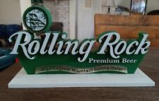 Vintage Rolling Rock Premium Beer “Brewed From Mountain Spring Water” Sign picture