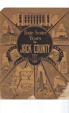c1940 Four Score Years Jack County Texas TX Coca Cola Magazine Book RARE $225? picture