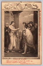 Postcard Raphael Tuck & Sons Calendar Postcard Timon Of Athens Unposted RARE picture