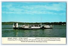 c1960 Bemus Point Stow Ferry Side Wheel Chautauqua County Lake New York Postcard picture
