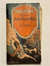 Rand McNally Official Auto Road Map of ILLINOIS - 1926 picture
