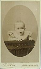 Heidenheim Germany CDV Photo Otto Tinscher ID'd Boy Carte De Visite c.1890 A9 picture