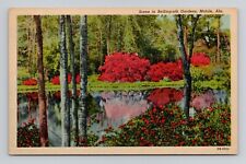 Postcard Bellingrath Gardens Mobile Alabama, Vintage Linen N12 picture