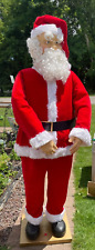 Gemmy 6 Foot Life Size Xmas Santa Claus Animated Singing Dancing 