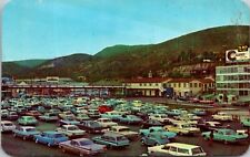 International Border Tijuana Mexico Vintage Cars Postcard picture