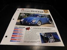 1945-1978 Volkswagen VW Beetle Spec Sheet Brochure Photo Poster 46 47 48 49 77 picture