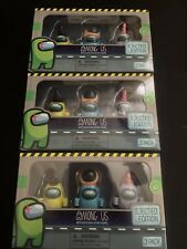 Sealed Among Us 3 Pack  Articulated Mini Figures Ejected Edition 2023 (Lot of 3) picture