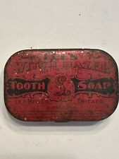 Vintage Lee’s Witch Hazel Tooth Soap Antique Tin Chicago picture