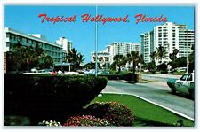c1950 Tropical Hollywood Luxurious Hotels Apartment Houses Florida FL Postcard picture