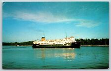 Postcard M.S. Norgoma, Car Ferry, Manitoulin Island, Ontario Canada Posted 1968 picture