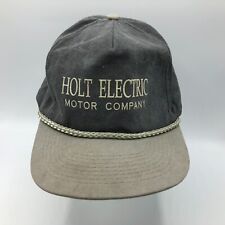 HOLT ELECTRIC MOTOR CORP Snapback Baseball Cap Hat Advertising  Vintage picture