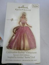 2009 Hallmark Keepsake Series Celebration Barbie Ornament 10th in Series picture