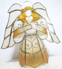 Handcrafted Capiz Shell Angel Tree Topper or Table Figurine 7” Philippines picture