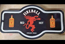 fireball red hot 17 x 10 LED illuminated sign picture