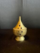 Vintage Solid Brass Incense Holder picture
