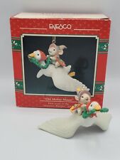 Enesco Christmas Ornament - Old Mother Goose - 1st in Series - 1990 - MIB picture