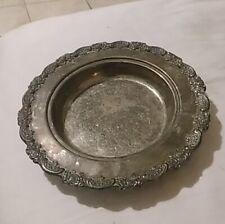Silver Plate Candy Dish 7 3/4