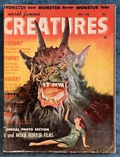 World Famous Creatures #2  Dec 1958  Monster Magazine picture