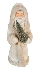 Belsnickle Santa Claus Figure Antique Reproduction Vintage Holds Christmas Tree picture
