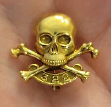 Skull & Bones Yale Fraternity Pin TIFFANY & CO 18K Gold picture