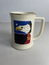 Vintage Cold War/Pc Computers/War Games Coffee Mug. (Has Been Repaired) picture