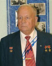 8x10 Original Autographed Photo of Soviet Cosmonaut Viktor Gorbatko picture