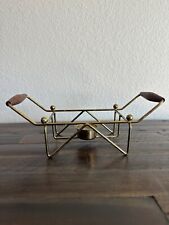 Vintage Mid Century Georges Briard 2 Qt Casserole Metal Wire Warming Stand picture