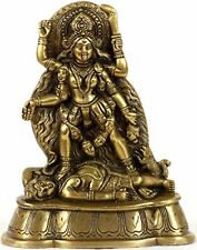 Brass Kaali Maa Statue Kali Mata Hindu Goddess Durga Idol 7.1