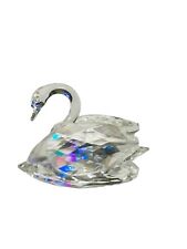 VTG Retired Swarovski Crystal Swan Figurine “Beauties Of The Lake” Med 2” Wide picture