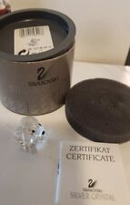 SWAROVSKI Silver Crystal Sitting Beagle Dog #158418 BOX 7619 NR 000 001 picture