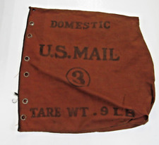 VINTAGE DOMESTIC MAIL US Mail BAG  Postal Worker  MAILMAN #3 HN-1 picture