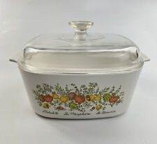 Corning Ware “Spice of Life” A-5-B Baking Casserole Dish w/ Lid picture