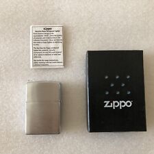 2007 ZIPPO  B STAMP SILVER METAL CASE CIGARETTE LIGHTER   US MADE picture