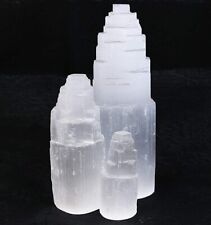 Selenite Crystal Towers 2 4 6 Inch Single and Packs Iceberg Towers picture