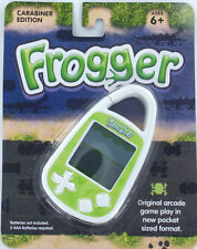 FROGGER Handheld Electronic GAME Arcade Konami Frog Lily Travel Carabiner Mini picture