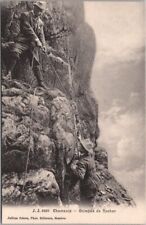 c1910s Chamonix, France Mountain Climbing Postcard 
