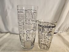 Cocktail Shaker with Recipes Vintage Irvinware--No Lid Set of 2 picture
